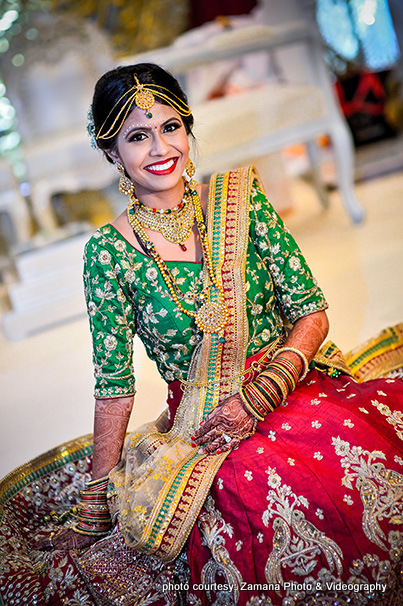 Gorgeous Indian Bride Posing for photo shoot